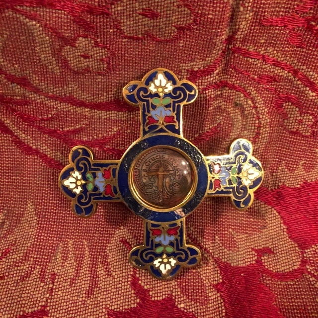 STAUROTECA IN Metallo Dorato E Smalti Inizisec.xx° EUR 550,00 PicClick DE