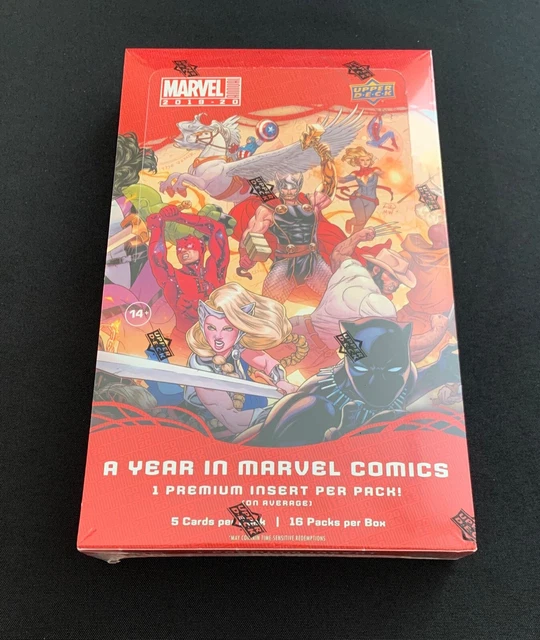 2019-20 Marvel Annual Sealed Box 16 Sealed Card Packs New 2019 2020 UD Cards