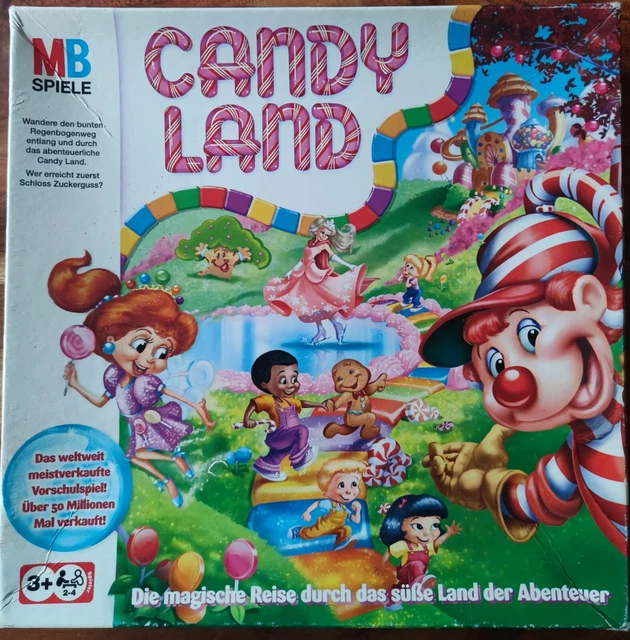 Candy Land MB Spiele 2005 Gesellschaftsspiel Familienspiel Vorschulkinder