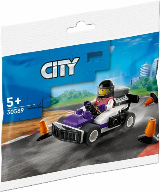 CITY LEGO Polybag Set 30589 Go Kart Racer Car Rare + Collectable Promotional Set