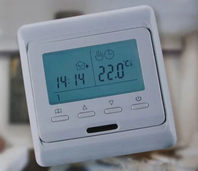 Thermostat d'ambiance numérique programmable programme hebdomadaire éclairé #z792 3