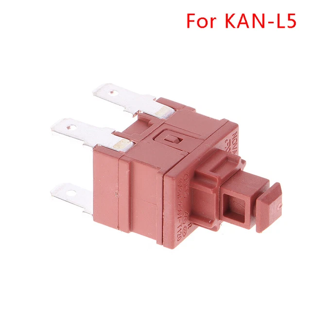 SWITCH PUSH BUTTON KAN-L5 Switch 7.5A 250V AC 4 Pin ON OFF T120 Water ...