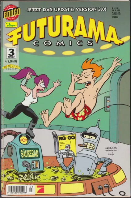 Futurama Comics Heft 3: Besitzerin des Mars macht mobil (1. Auflage 2002) Z 1