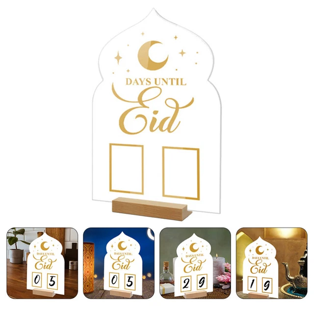 Calendario Ramadan In Legno Fai Da Te: Conto Alla Rovescia 30 Giorni Con Luna E Stelle - 5