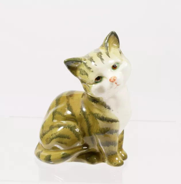 Lovely Rare Unique Colour Beswick Cat Figure ~ Kitten ~ 1436 TIGER Colour Tabby