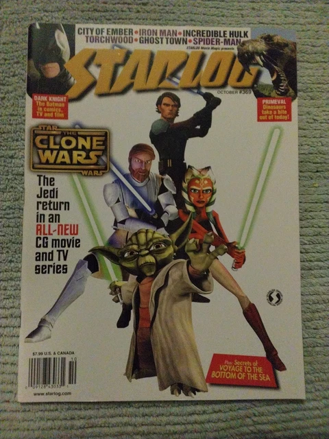 LIKE BRAND NEW. Starlog Magazine. #369. October 2008. Please See