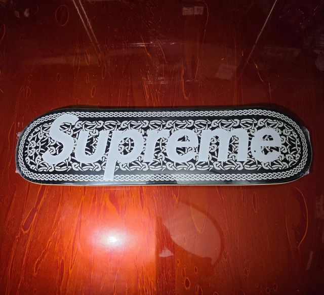 SUPREME CELTIC KNOT Skateboard Deck - Red - FW21 - Brand New