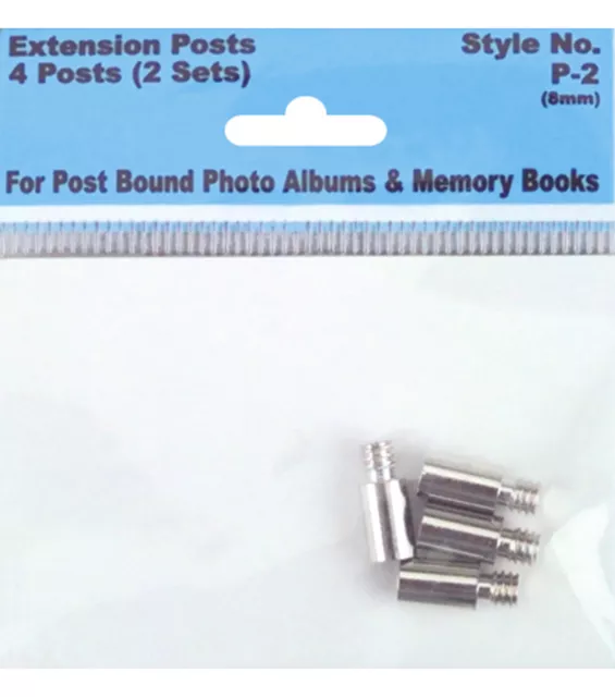 Extender Posts for Post Bound Scrapbook Albums 2 pairs
