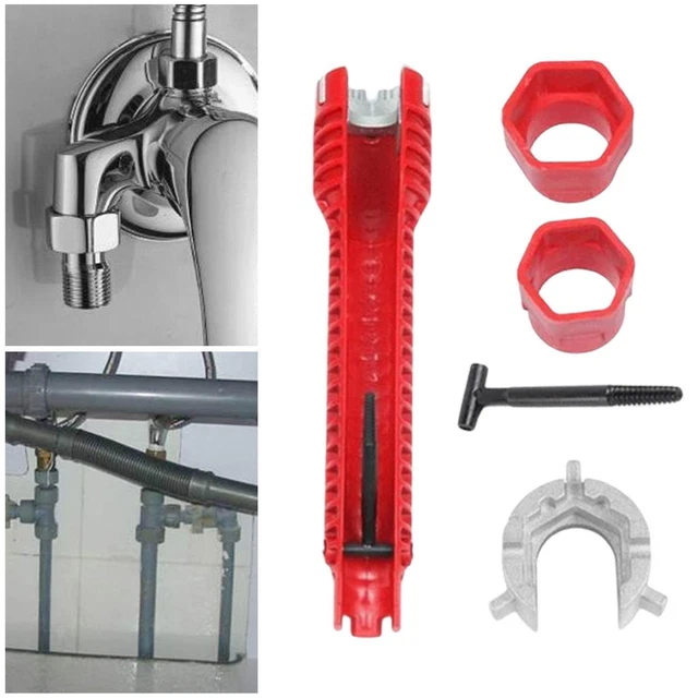 Chiave a tubo multifunzionale per strumenti Chiave 8 in 1 per l'impianto