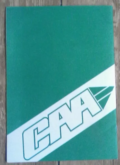 CAA - A Weekend Jaunt Booklet 2