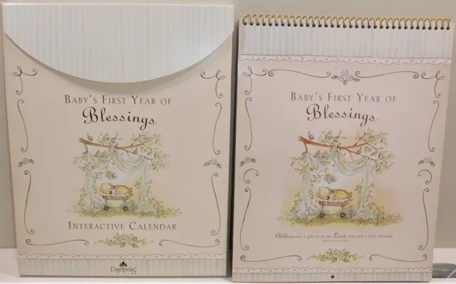 New "Baby's First Year Of Blessings" Gift Book Interactive Calendar by Dayspring