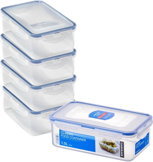 LOCKNLOCK CLASSIC RECTANGULAR Food Storage Airtight Container BPA Free ...