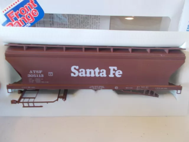 Front Range #4066 Santa Fe 6 Pack 3 Bay Hopper Grain Car Atsf #305113 Ho Scale