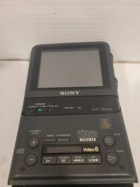 Sony GV-500 8mm Video Walkman VCR Video TV Recorder As-is Read