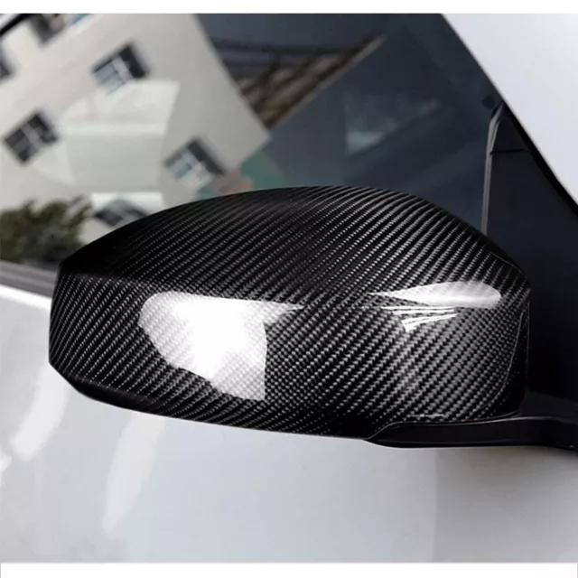 For Nissan 350Z Z33 03-09 Real Carbon Fiber Side Mirror Covers Cap Direct Add-on