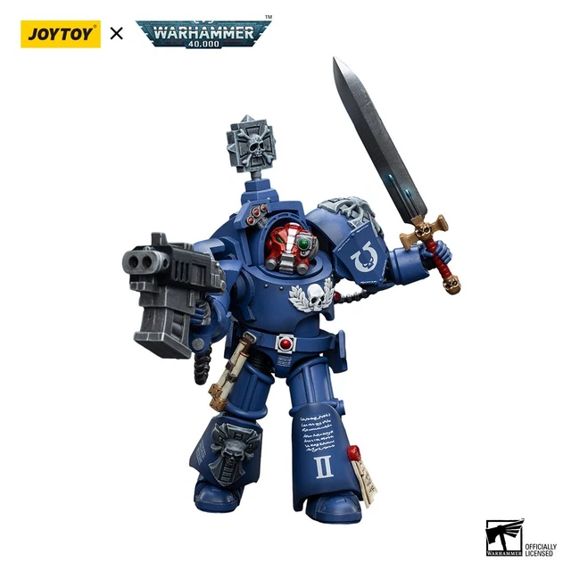 Warhammer 40k Action Figure 1/18 Ultramarines Terminators Sergeant Bellan 12 Cm