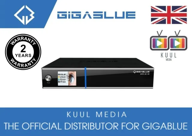 GigaBlue UHD UE 4K - DVB-S2/SX2 TWIN Satellite FBC Tuner E2 Linux Digital Box