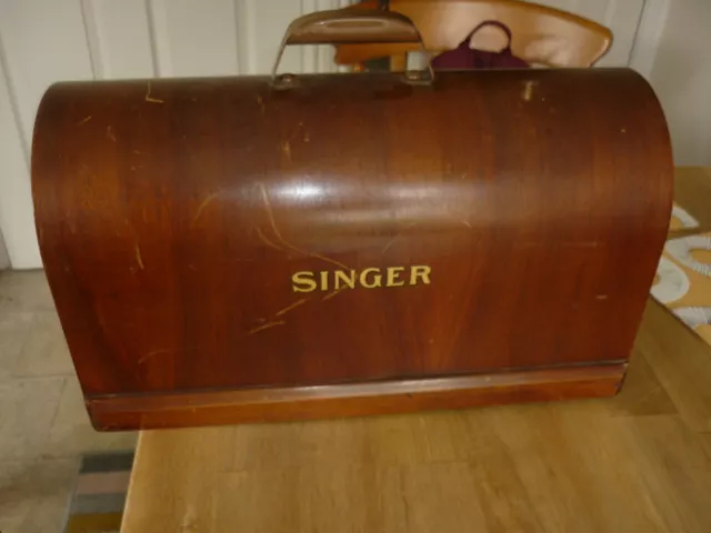 Singer sewing machine bentwood cover case lid 99k model