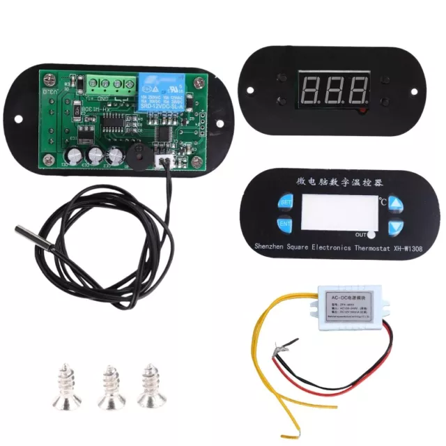 Digital Thermostat Temperature Alarm Controller Digital Heat 110V-220V