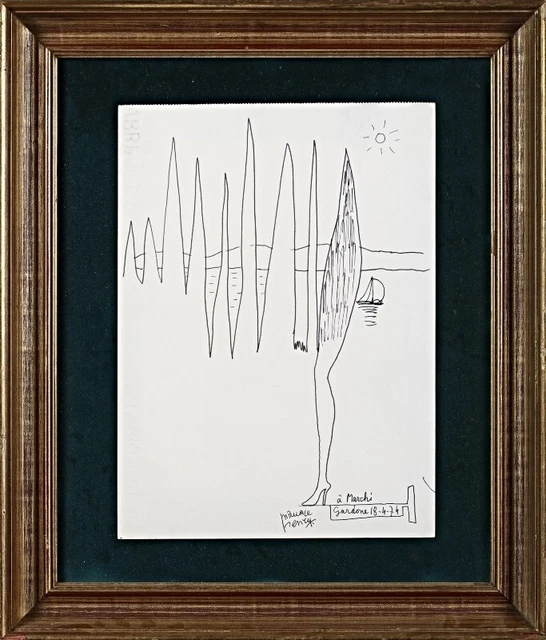 Maurice HENRY  (1907-1984)  - Opera unica con certificato di autenticità