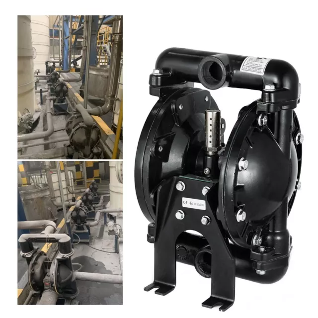 Air-Operated Double Diaphragm Pump 1"Inlet & Outlet 35GPM 120PSI Petroleum Fluid
