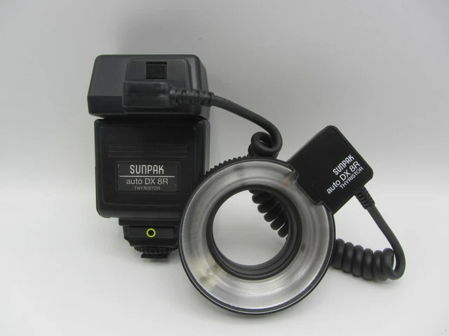 Sunpak Auto DX 8R Thyristor Shoe Mount Flash Unit For SLR Cameras - Tested