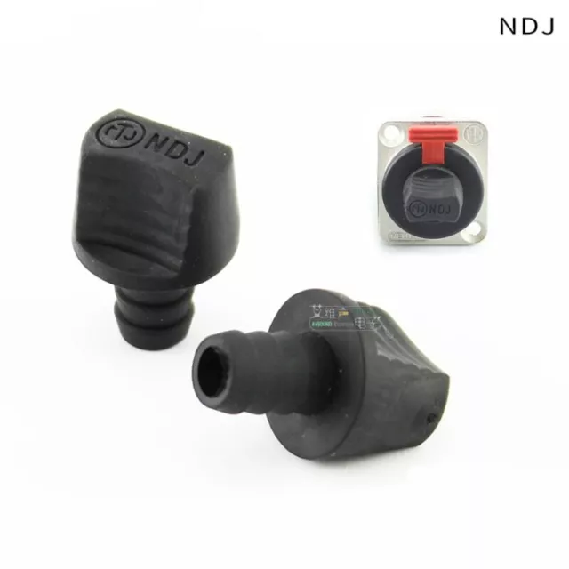 1Pcs NEUTRIK NDJ soft dust cap 6.35mm socket TRS 6.5 waterproof protection cover