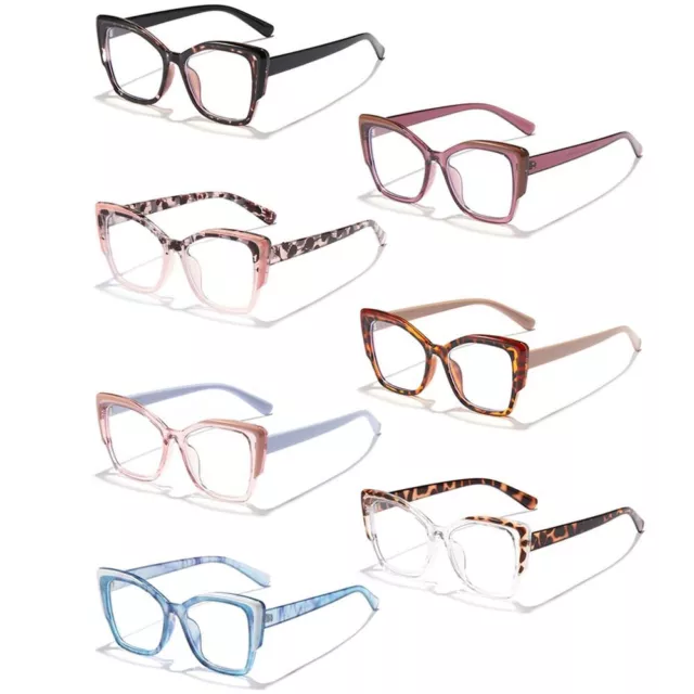 Retro Leopard Print Anti-UV Blue Rays Glasses Eyeglasses  Women Girls