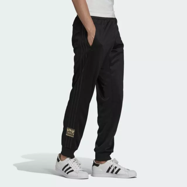 New Retro Adidas Originals Chile Black Bottoms Joggers Track Pant 3 Stripe Men