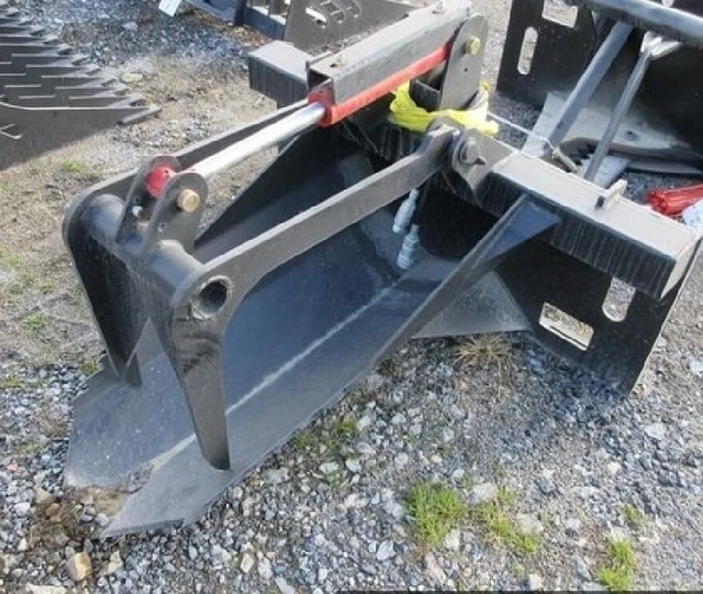 NEW USA SPADE STUMP GRAPPLE BUCKET SKID STEER LOADER,COMPACT TRACTOR,Bobcat cat NEW USA SPADE STUMP GRAPPLE BUCKET SKID STEER LOADER,COMPACT TRACTOR,Bobcat cat