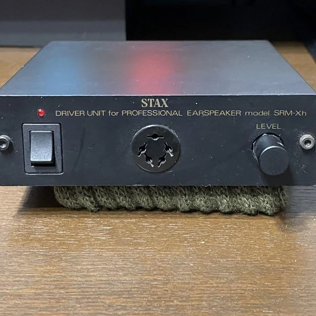 Stax Driver Unit For Professional Earspeaker Black Wired Connection Srm-Xh Stax Driver Unit For Professional Earspeaker Black Wired Connection Srm-Xh