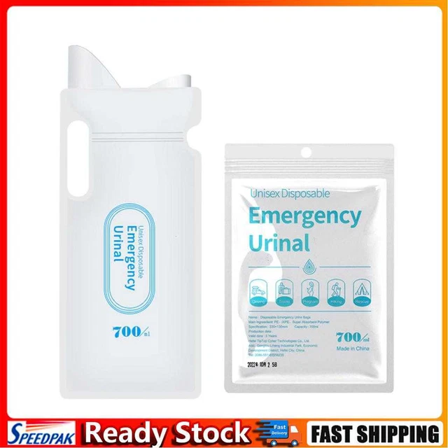 4pcs 700ml Emergency Portable Car Urine Bag Vomit Bags Mini Mobile Toilets