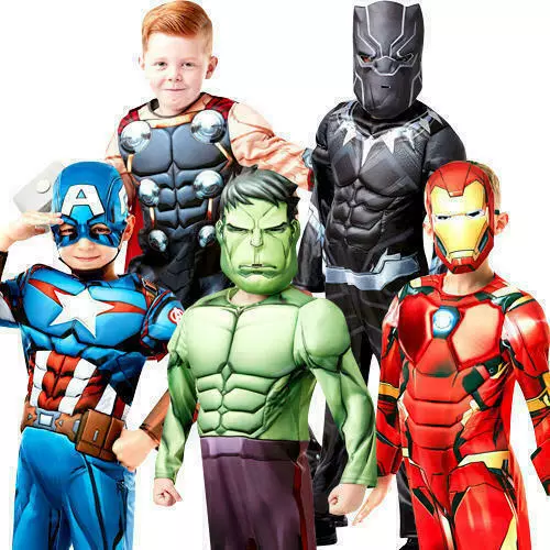 Superhero Kids Halloween Costumes Deluxe Avengers Infinity War Boys Fancy Dress