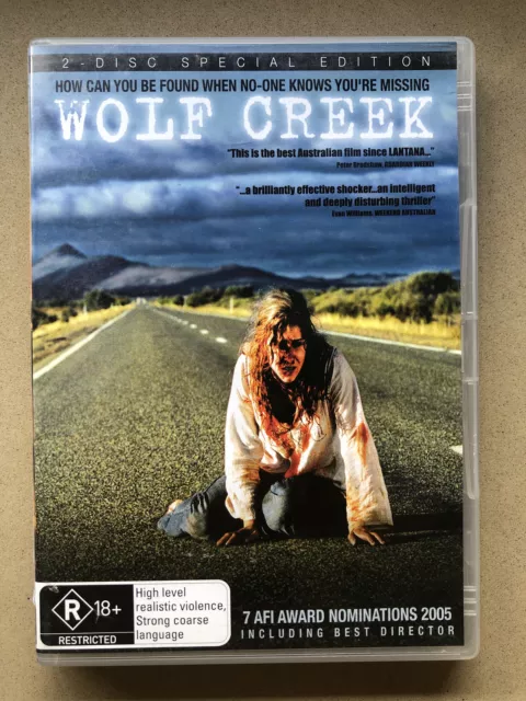 Wolf Creek (DVD 2005) Region 4 Horror,Thriller, Nathan Phillips, Cassandra Magra