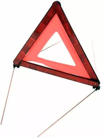 SilverLine Reflective Road Safety Triangle / High Quality with Safety Features
