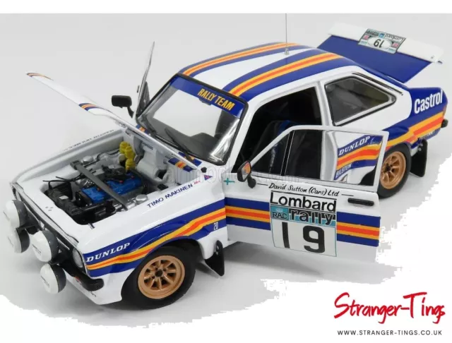 Sunstar Ford Escort RS1800 19 T.Makinen Rothmans RAC Rally 1/18 Scale 4497