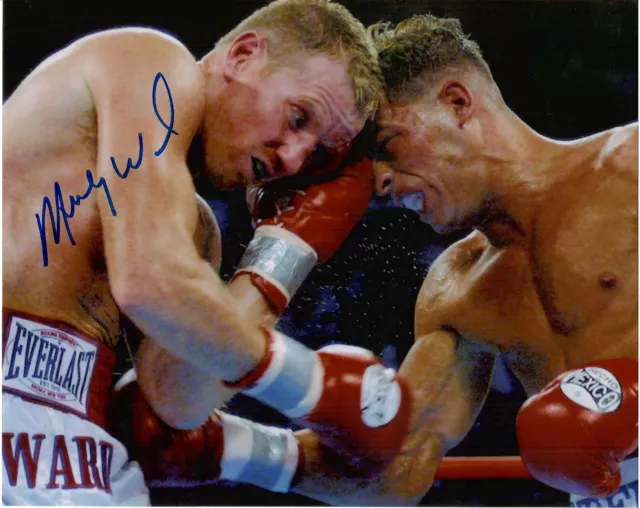 Boxing Great Micky Ward Autographed vs Arturo Gatti 8x10 W/SportsWorld COA