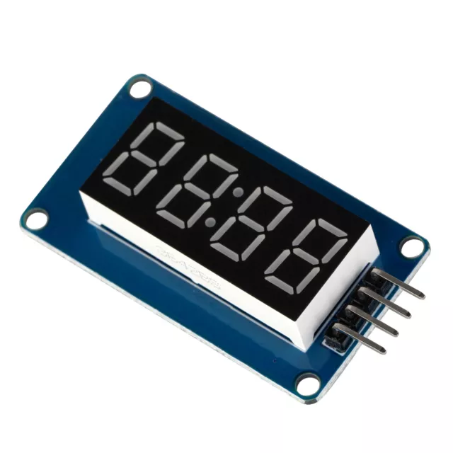 TM1637 4-Digit Tube LED Segment Module Red Common Anode Clock Display 0.36"