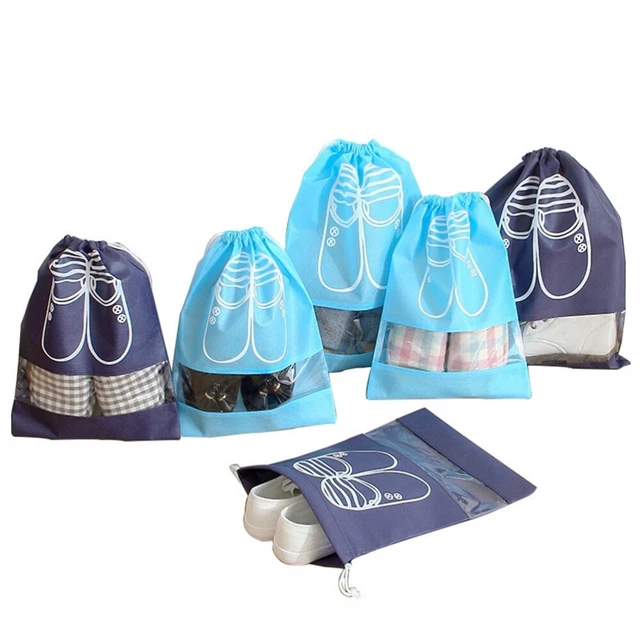 15 stücke Transparente Schuhe Tuch Aufbewahrungstaschen Pouch Wasserdichte Tuch 5