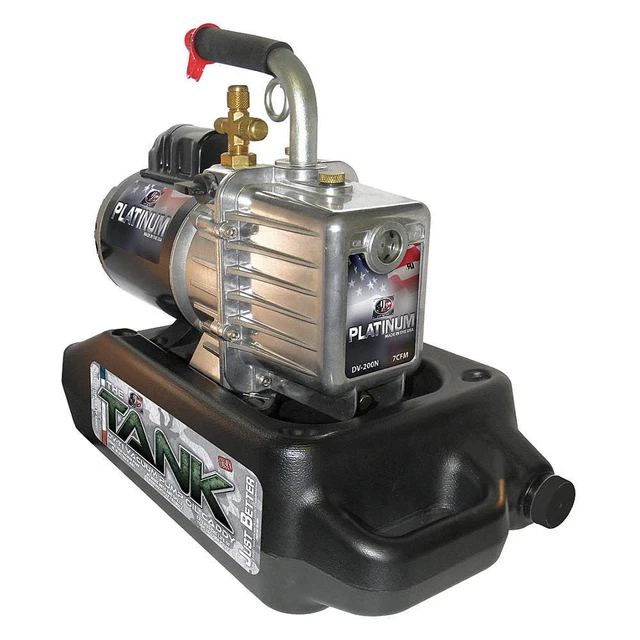 JB INDUSTRIES DV-200N Refrig Evacuation Pump,7.0 cfm,6 ft.