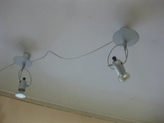 Spots StrahlerHalogen Hochvolt-Set 4 Kaltlicht Bopp Decken/Wand Lampe NP150E
