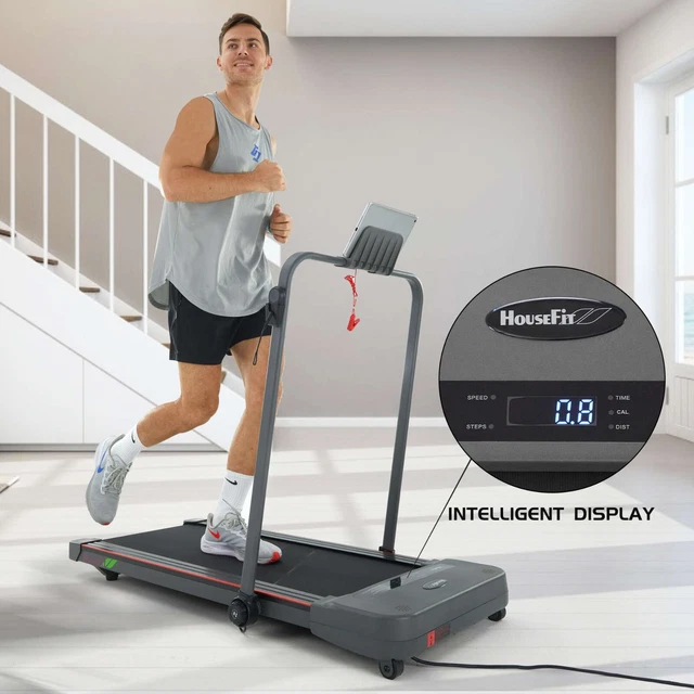 Klarfit pacemaker x3   tapis de course électrique pliable  12 programmes d'entraînement  vitesse de 0,8 à 12 kmh   noir FIT18 PM X3 BK