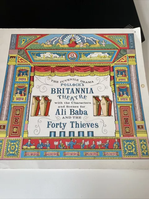 Pollock’s Britannia Toy theatre - Ali Baba And The Forty Thieves