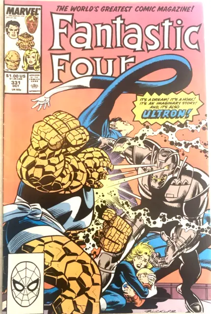 Fantastic Four.  # 331.  1St Series. October  1989.  Rich Buckle-Cover. Fn Cond