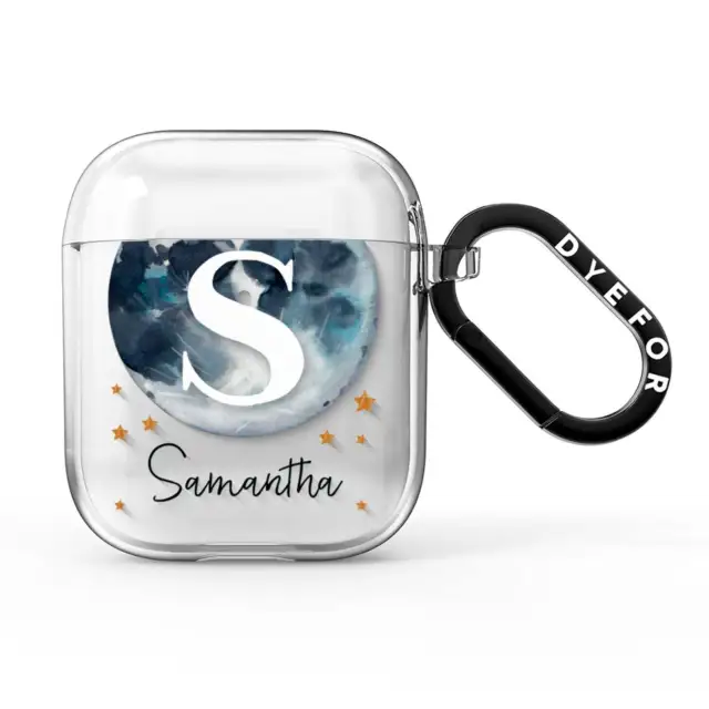 Moon Constellation Personalised AirPods Case For Apple AirPods