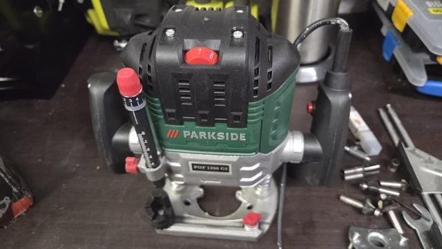 PARKSIDE POF 1200 D3 Electric 1200W Router with Bits & Accessories £31. ...