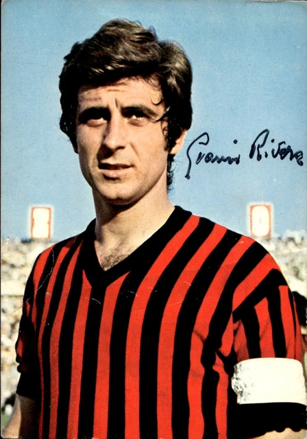 Autocollant Vallardi Calcio 1989 - Gianni Rivera (Milan AC) #272 - Édition Originale Italienne