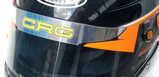 Crg Style Helmet Visor Sticker/Strip - Karting