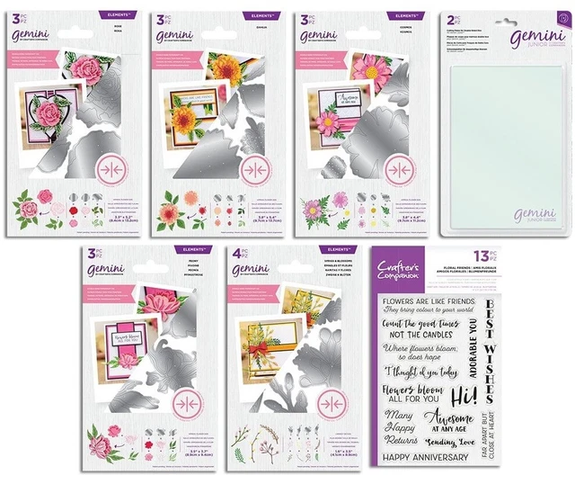 NEW GEMINI DOUBLE SIDED Dies Junior Cutting Plates & Stamps - Crafters ...