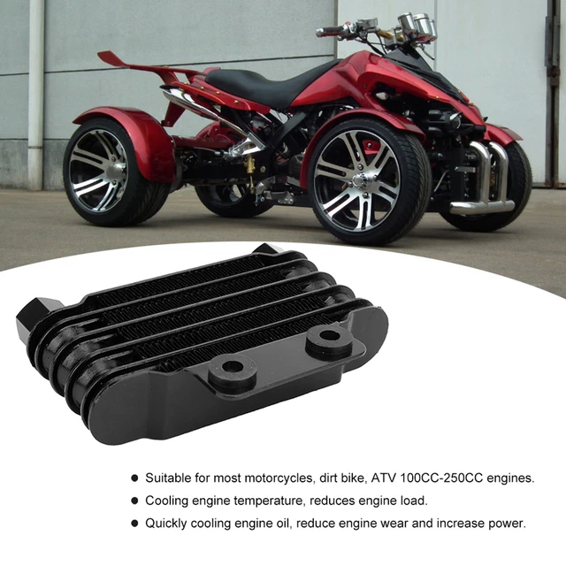 Engine Oil Cooler Cooling For 100cc-250cc 65ml Motorcycle Dirt Bike ATV
